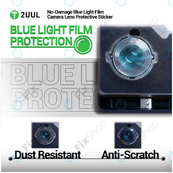 Ochranné nálepky na čočku kamery s filtrem modrého světla, 2UUL DA33, 500ks/balení