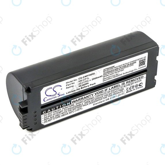 Baterie pro Canon Selphy CP, 2000mAh, Li-Ion, 22.2V, NB-CP1L, HQ