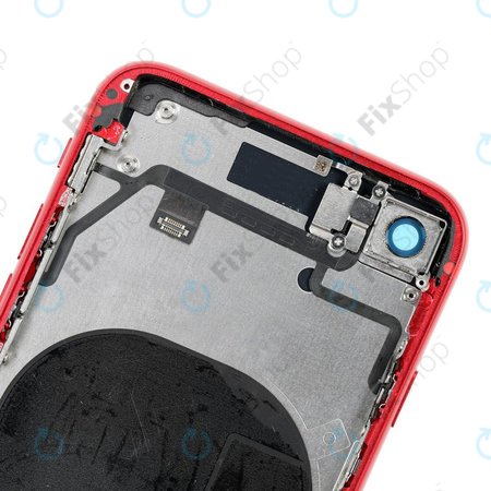 Apple iPhone 8 - Zadní Housing s Malými Díly (Red)