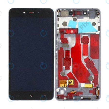 OnePlus X - LCD Displej + Dotykové Sklo + Rám (Black) TFT