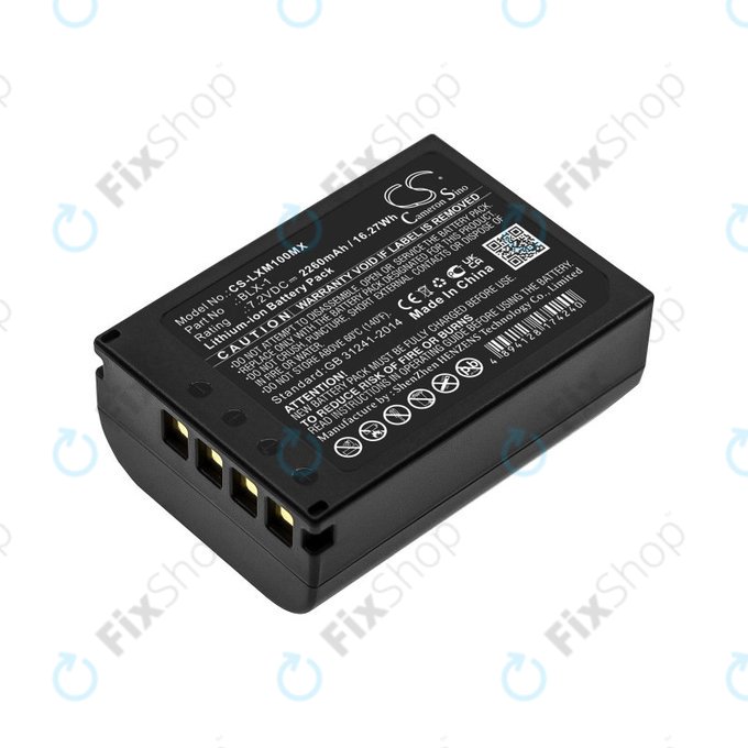 Baterie pro Olympus OM SYSTEM OM-1, OM-1 Mirrorless, 2260mAh, Li-Ion, 7.2V, BLX-1, HQ