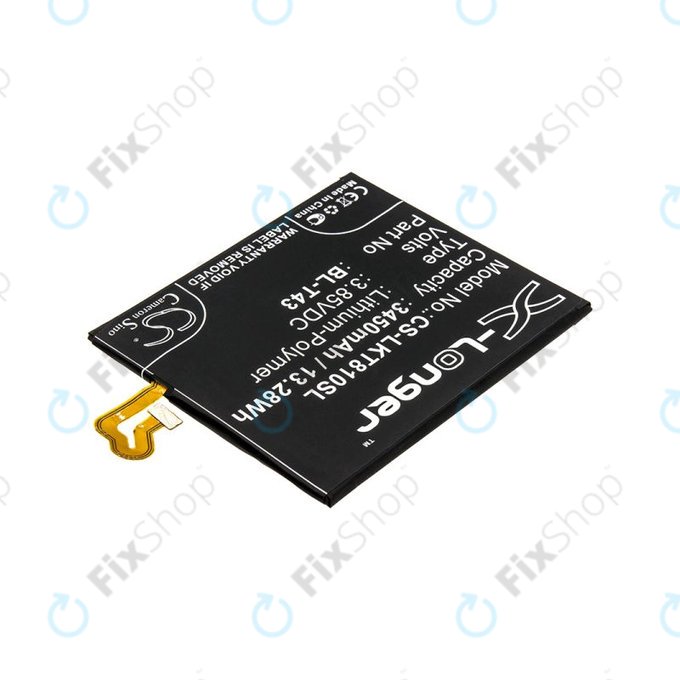Baterie pro LG G8S ThinQ, ThinQ Global, 3450mAh, Li-Pol, 3.85V, BL-T43, HQ