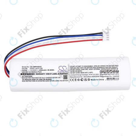 Baterie pro Xiaomi Mi Robot Vacuum Mop 2, Mijia Sweeping Vacuum Cleaner 2C, 3200mAh, Li-Ion, 14.4V, P2051-4S1P-ZM, HQ