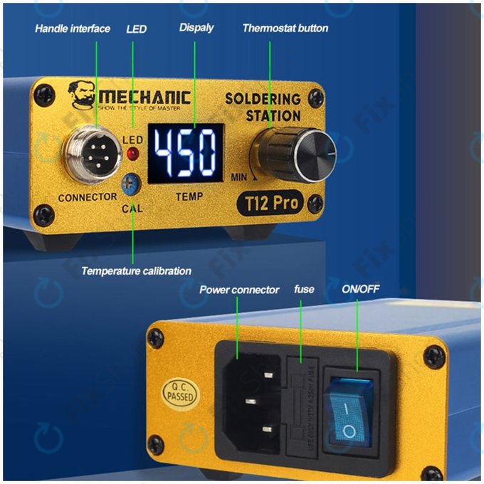 Mechanic T12 Pro - Digitální Pájecí Stanice