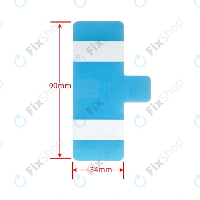Univerzální Lepka pod Baterii Adhesive - 34 x 90mm