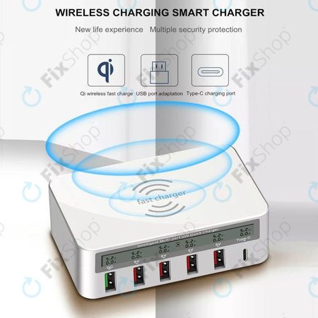 WLX-818F Servisní nabíjecí stanice s USB 3.0 a USB-C