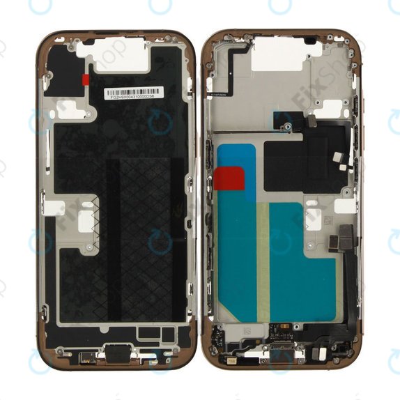 Střední Rám s Baterií pro iPhone 16 Pro | Desert Titanium | ZD076-00691 | Genuine Apple