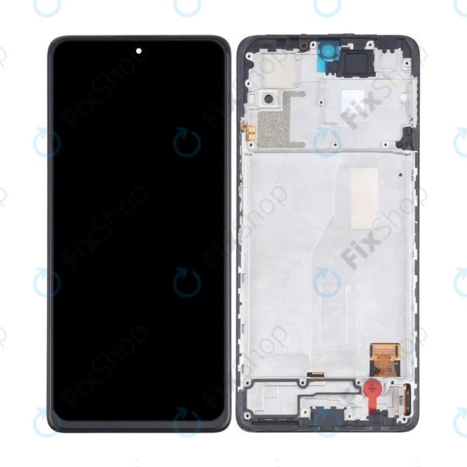 Xiaomi Redmi Note 10 Pro - LCD Displej + Dotykové Sklo + Rám (Black) OLED