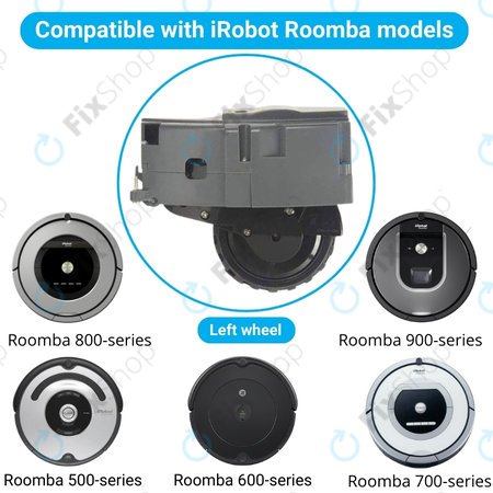 iRobot Roomba 500, 600, 700, 800, 900-series - Kolo s Motorem (Levé)