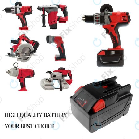 Baterie pro Milwaukee 0721-20, V28 Vc, Wurth Bs 28-A Combi, 4000mAh, Li-Ion, 28V, 48-11-2830, HQ