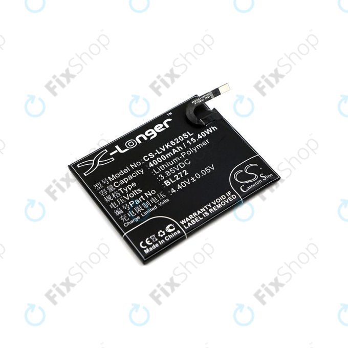 Baterie pro Lenovo K6 Power, 4000mAh, Li-Pol, 3.85V, BL272, HQ