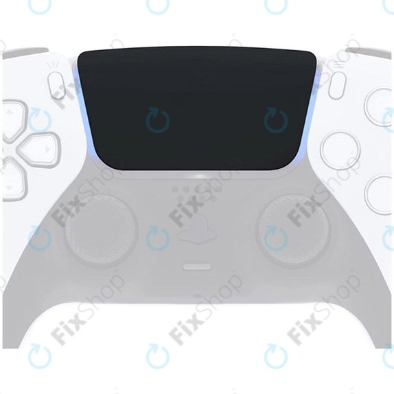 Kryt touchpadu V2.0 (Black) pro ovladač Sony PlayStation 5 DualSense
