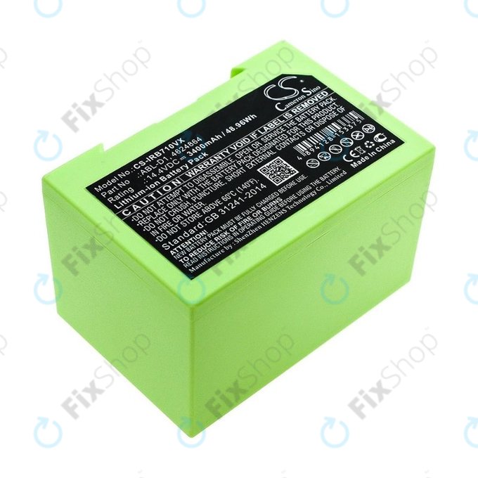 iRobot Roomba e-series, i-series - Baterie ABL-D1, 4624864, ABL-D2 Li-Ion 14.4V 3400mAh HQ