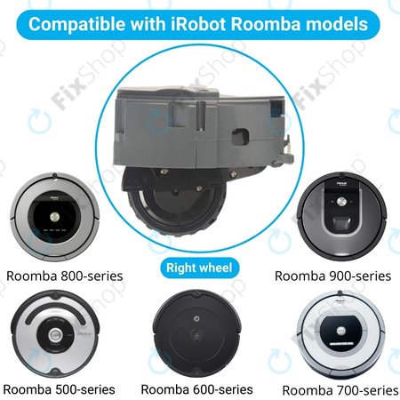 iRobot Roomba 500, 600, 700, 800, 900-series - Kolo s Motorem (Pravé)