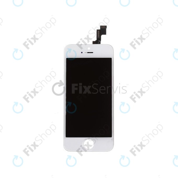 Apple iPhone 5S, SE - LCD Displej + Dotykové Sklo + Rám (White) TFT