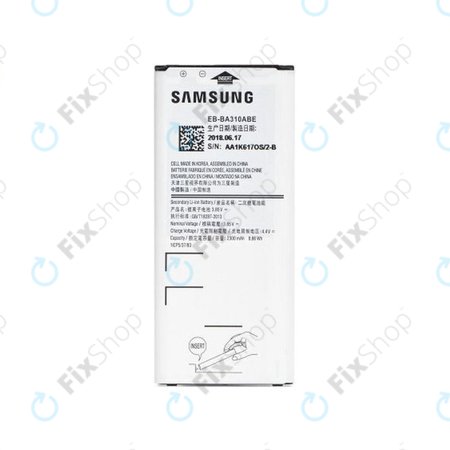 Samsung Galaxy A3 A310F (2016) - Baterie EB-BA310ABE 2300mAh - GH43-04562A, GH43-04562B Genuine Service Pack