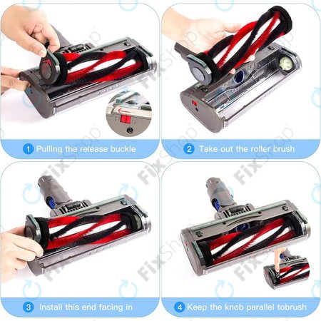 Dyson V-series, Outsize - Podlahová Hubice s LED Osvětlením