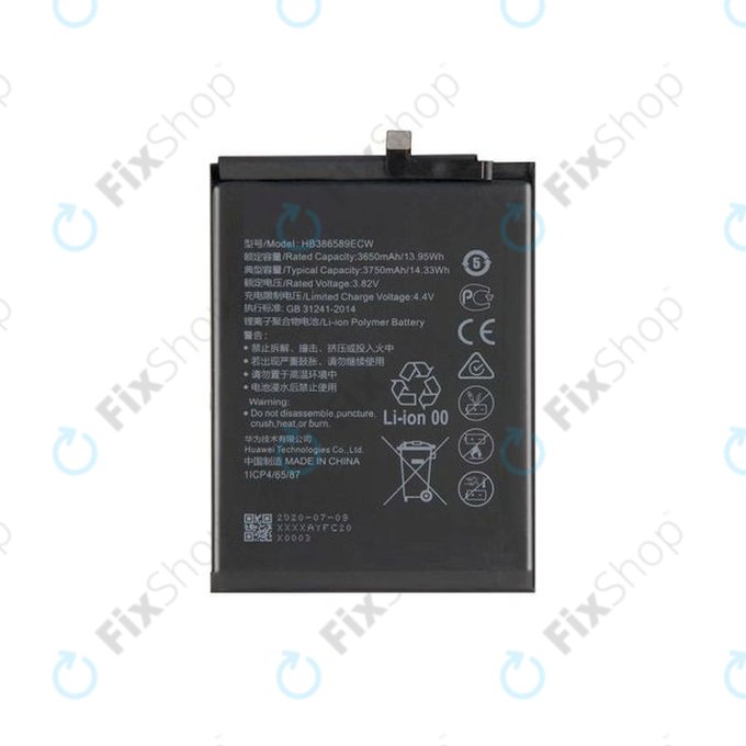 Huawei Honor Play Mate 20 Lite, Nova 3, Nova 5T, P10 Plus, View 10 - Baterie HB386589ECW 3750mAh