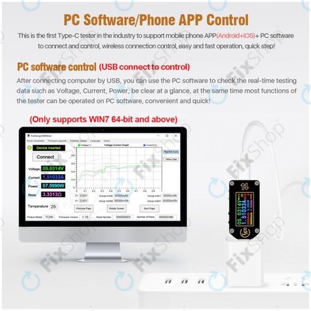Joy-it JT-TC66C - USB Multimetr (USB-C)