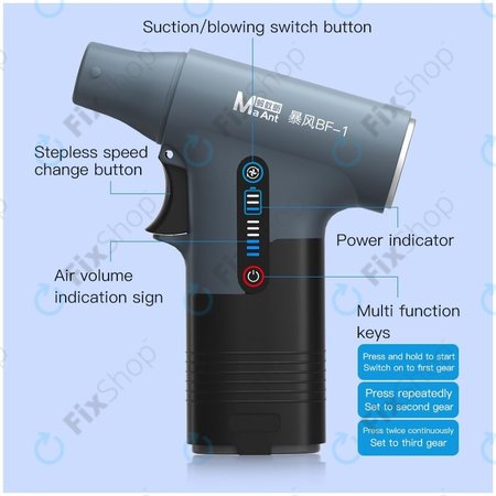 MaAnt BF-1 - Multifunkční Turbínový Ventilátor na Okamžité Chlazení