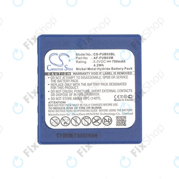 Baterie pro HBC Fub3a, 700mAh, Ni-MH, 6V, AF-FUB03M, HQ