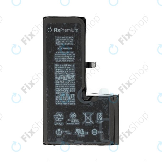 Apple iPhone XS - Baterie 2658mAh FixPremium (10 Pack)
