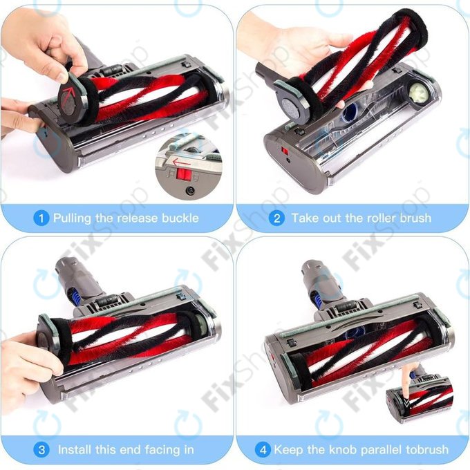 Dyson V-series, Outsize - Podlahová Hubice s LED Osvětlením