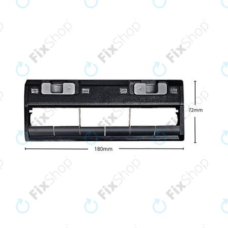 Ecovacs Deebot N-series, T-series, X1-series, Ozmo-series - Kryt Hlavního Kartáče (Černý)