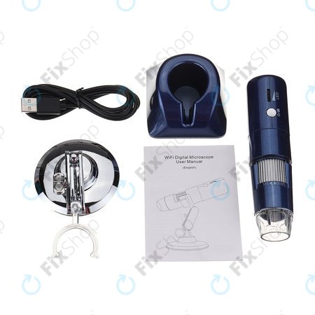Wi-Fi Přenosný Digitální Mikroskop / Kamera / Lupa (1080p)