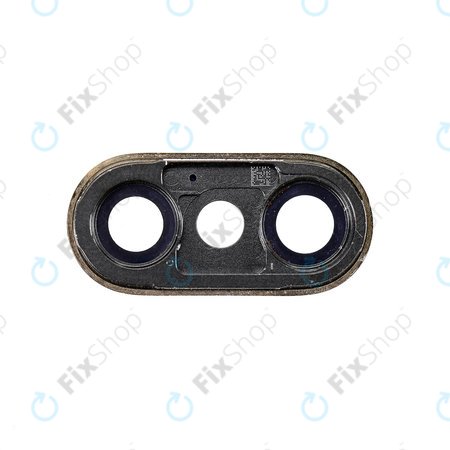 Apple iPhone XS Max - Sklíčko Kamery s Rámem (Gold)