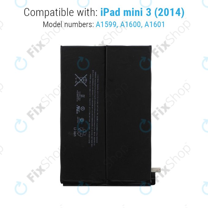 Apple iPad Mini 3 - Baterie 6471mAh