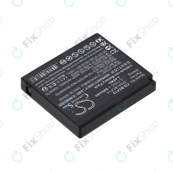 Baterie pro Panasonic Lumix DMW-BCF10, 940mAh, Li-Ion, 3.7V, DMW-BCF10, HQ