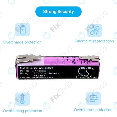 Karcher WV1, WV2, WV2 Plus, WV2 Premium, WV50 Plus, WV70 Plus - Baterie INR18650 Li-Lon 3.7V 2900mAh HQ