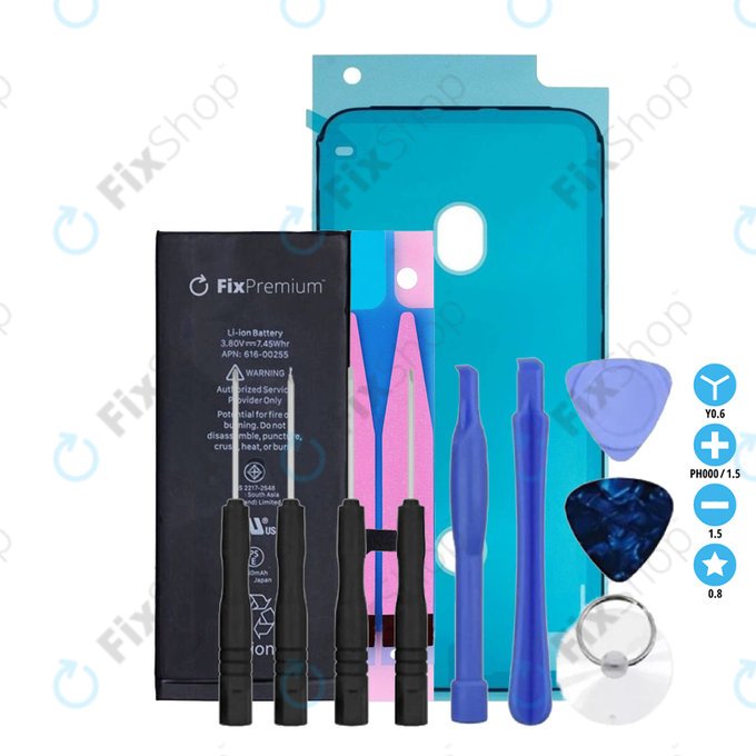 Apple iPhone 7 - Baterie 1960mAh FixPremium + Lepka pod Baterii + Lepka pod LCD + Set Nářadí - Multipack