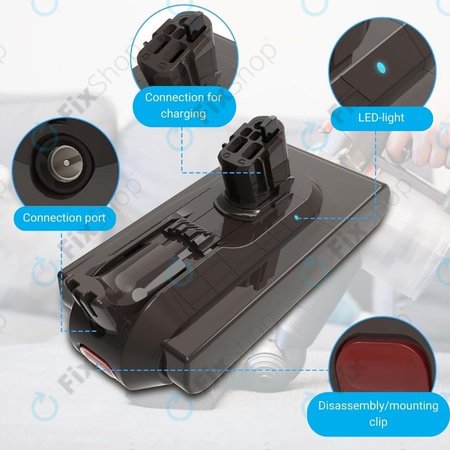 Dyson V11, V15 - Baterie SV15, SV18, 970938-01 Li-Ion 25.2V 4500mAh