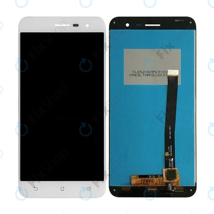 Asus Zenfone 3 ZE520KL (Z017D) - LCD Displej + Dotykové Sklo (White) TFT