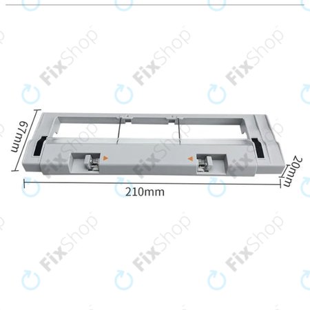 Xiaomi Mi Robot Vacuum Mop (Mijia 1C), 2 (Mijia 2C), 2 Pro+ (Mijia 1T) - Kryt Hlavního Kartáče (Stříbrný)