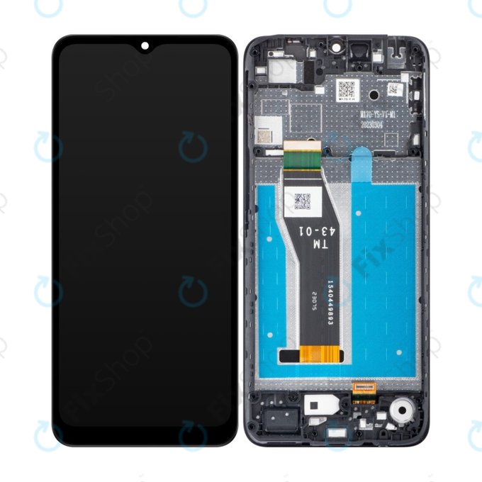 Motorola Moto E13 - LCD Displej + Dotykové Sklo + Rám (Cosmic Black) TFT