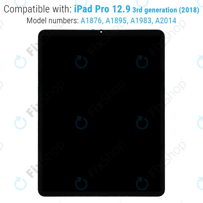 Apple iPad Pro 12.9 (3rd Gen 2018) - LCD Displej + Dotykové Sklo + IC Modul Refurbished