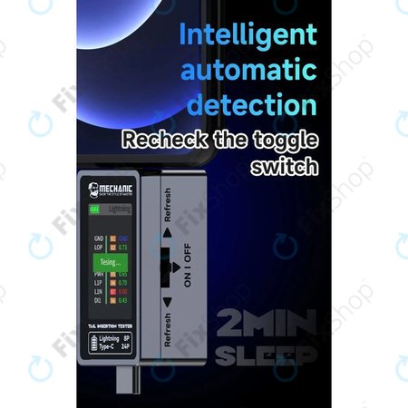 Mechanic T-824 - Tester nabíjecího portu
