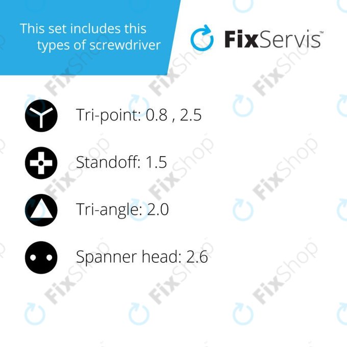 Jakemy JM-8168 - Sada Servisního Nářadí pro Servis Elektroniky 24v1