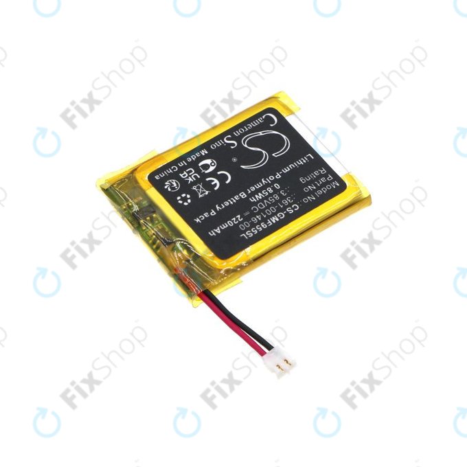 Baterie pro Garmin Forerunner 955 Solar, 220mAh, Li-Pol, 3.85V, 361-00146-00, HQ