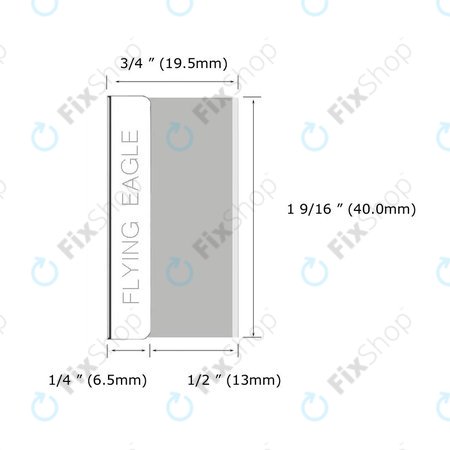 Flying Eagle - Žiletka Průmyslová Jednostranná (5ks)