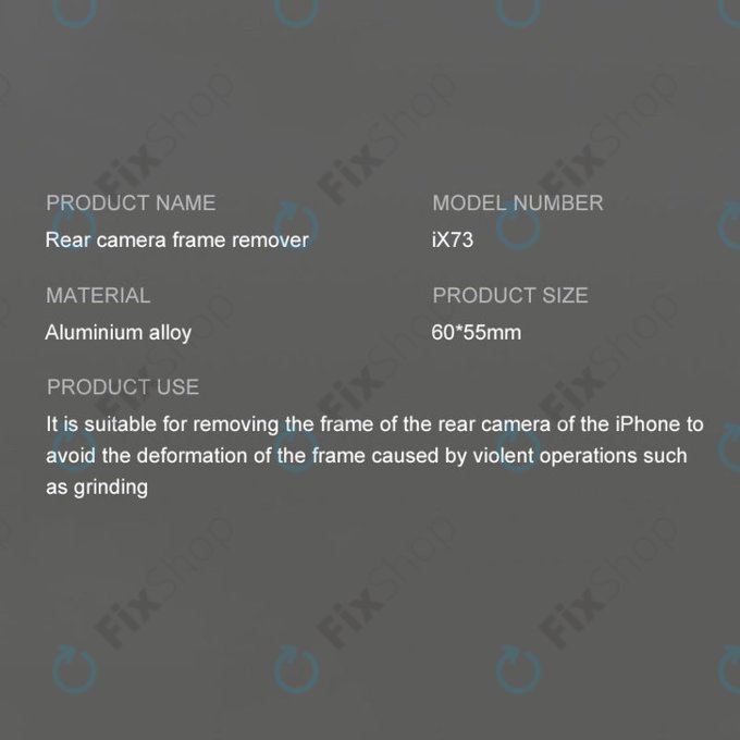 iFixes iX73 - nástroj na demontáž rámečku zadní kamery