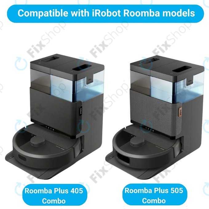 Sada náhradních dílů pro iRobot Roomba Plus 405 Combo, 505 Combo (1x Hlavní kartáč, 2x Filtr, 2x Boční kartáč)
