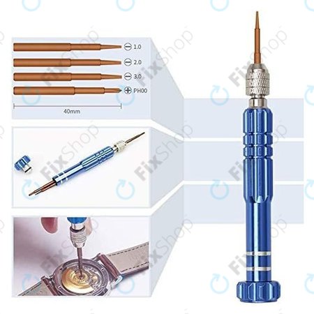 Sada hodinářských nástrojů na opravu hodinek - 185ks
