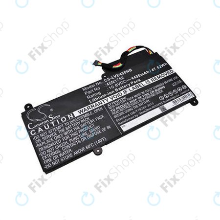 Baterie pro Lenovo ThinkPad E450, E455, E460, E465, T470p, ThinkPad Edge E450 i7, 4400mAh, Li-Ion, 10.8V, 45N1752, HQ