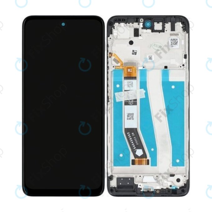 Motorola Moto G14 XT2341 - LCD Displej + Dotykové Sklo + Rám (Black) - 5D68C23075 Genuine Service Pack