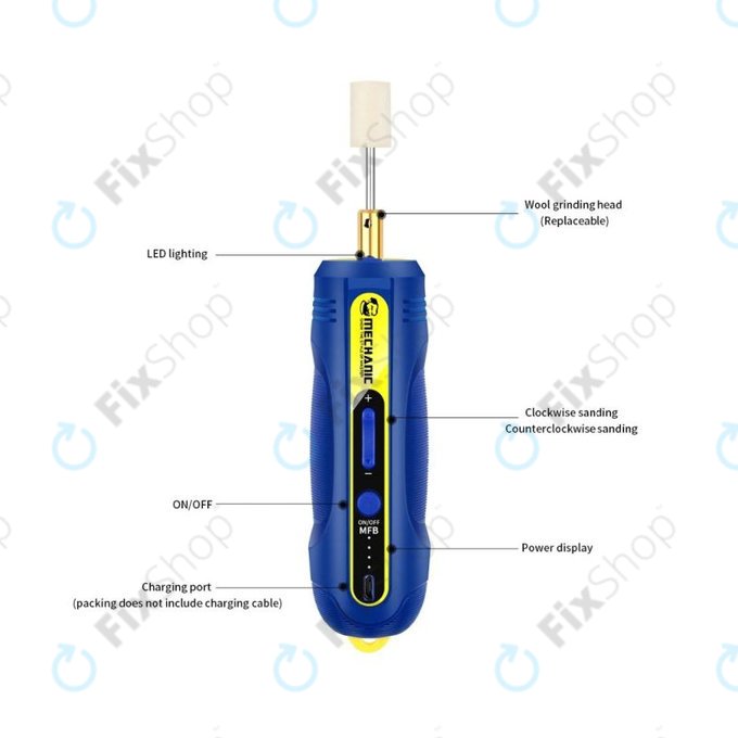 Mechanic iR10 Pro - Multifunkční Brusné Pero 6v1
