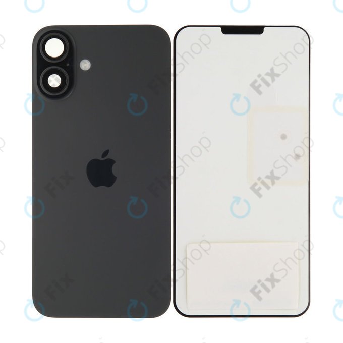 Sklo Zadního Housingu pro iPhone 16 Plus | Black | 661-42838 | Genuine Apple